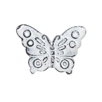 Knauf Eisen Schmetterling grau