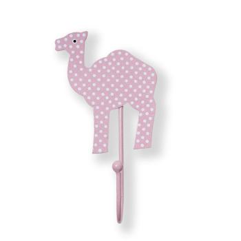Kinderhaken Kamel Punkte rosa