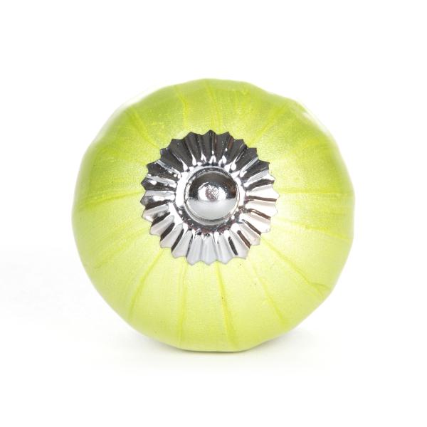 Knauf Nagellackoptik Keramik lackiert lemon